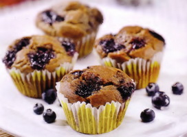 resep-muffin-pisang-blueberry